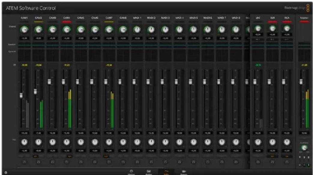 Blackmagic Design ATEM Television Studio HD8 - Arbeiten mit dem Audiomixer - 1