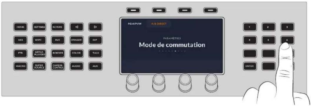 Blackmagic Design ATEM Television Studio HD8 - Naviguer dans le menu à l'écran - 2