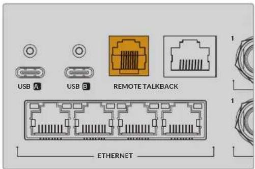 Blackmagic Design ATEM Television Studio HD8 - リモートヘッドの接続 - 1