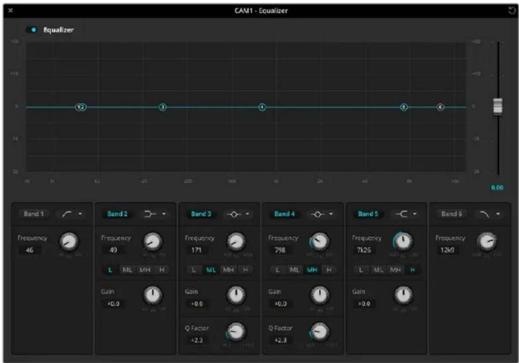 Blackmagic Design ATEM Television Studio HD8 - Band Parametric Equalizer - 2