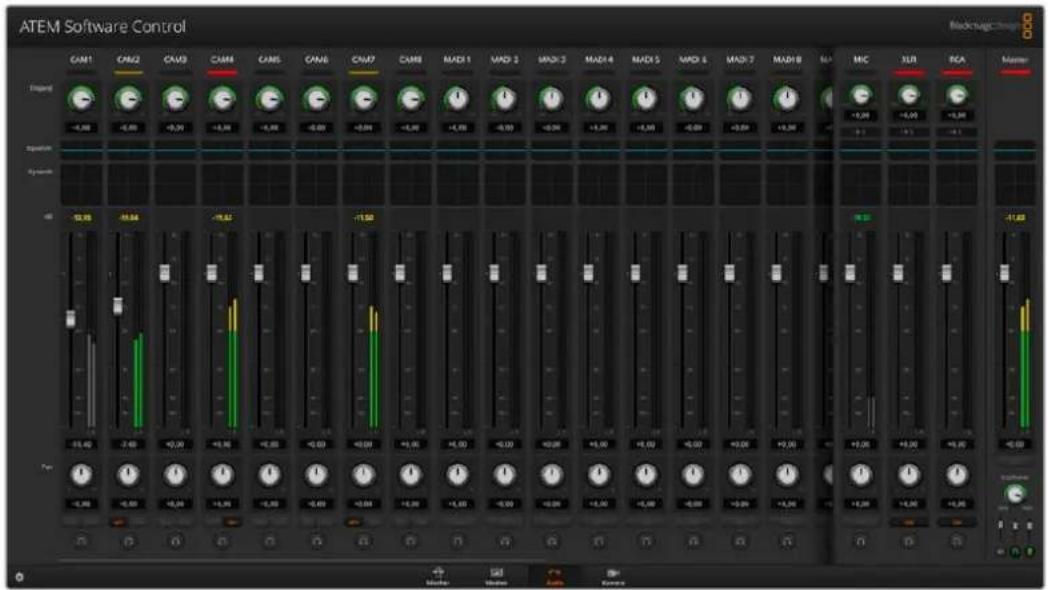 Blackmagic Design ATEM Television Studio HD8 - Erweiterte Steuerelemente für Fairlight - 1