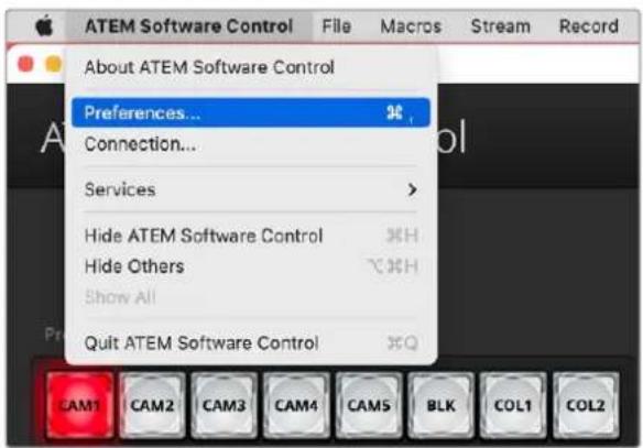 Blackmagic Design ATEM Television Studio HD8 - Preferences - 1