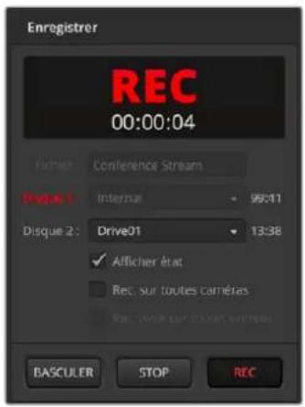 Blackmagic Design ATEM Television Studio HD8 - Options de la qualité du streaming et de l'HyperDeck - 1