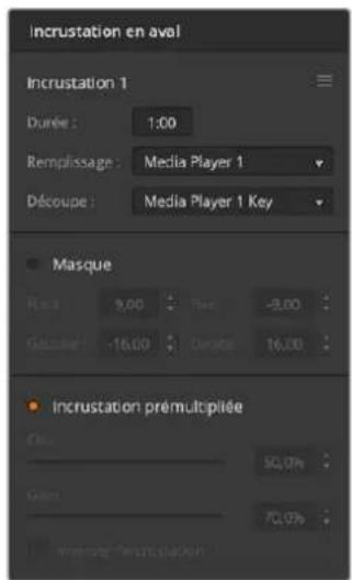 Blackmagic Design ATEM Television Studio HD8 - Effectuer une incrustation en luminance ou linéaire en aval - 1