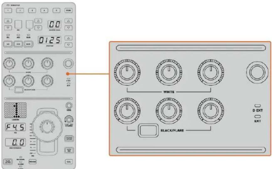 Blackmagic Design ATEM Television Studio HD8 - Commandes de balance des couleurs - 1