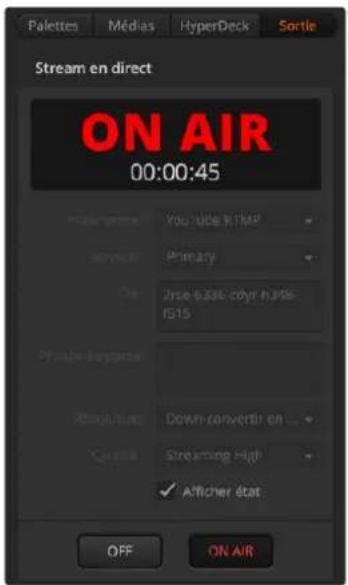 Blackmagic Design ATEM Television Studio HD8 - Onglet Sortie - 2