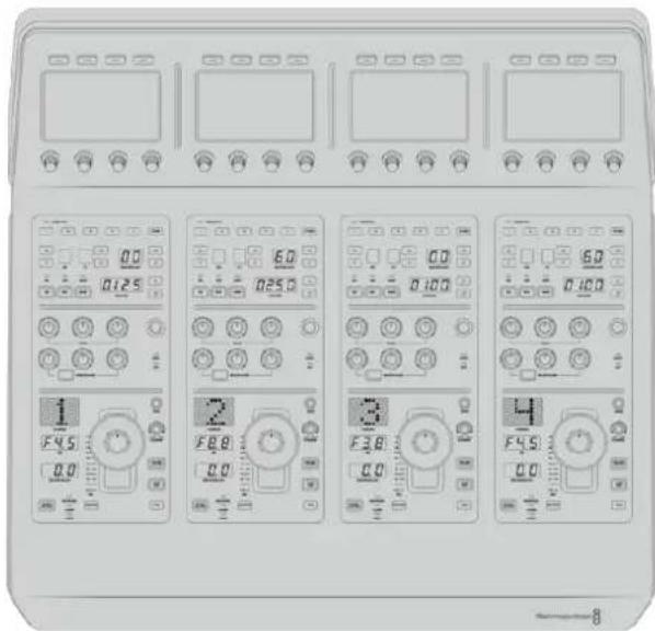 Blackmagic Design ATEM Television Studio HD8 - ATEM Camera Control Panelの使用 - 1