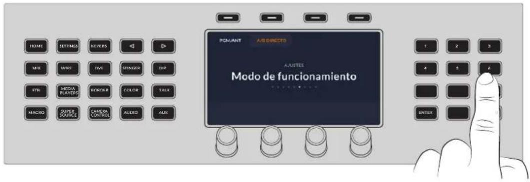 Blackmagic Design ATEM Television Studio HD8 - Acceso a las opciones del menú - 2