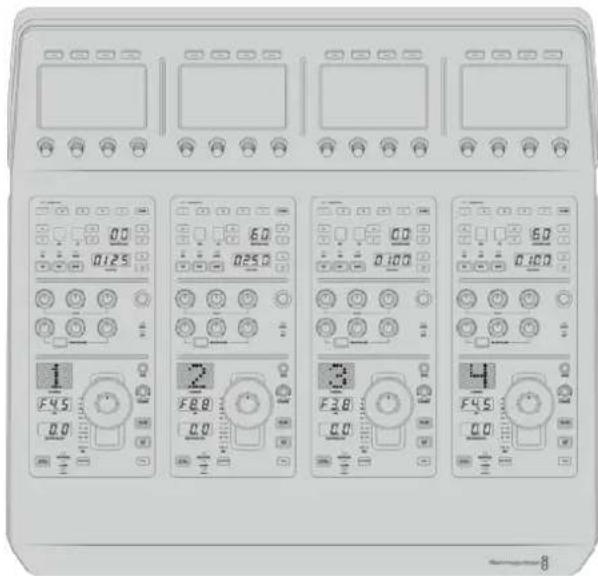 Blackmagic Design ATEM Television Studio HD8 - Uso del dispositivo ATEM Camera Control Panel - 1