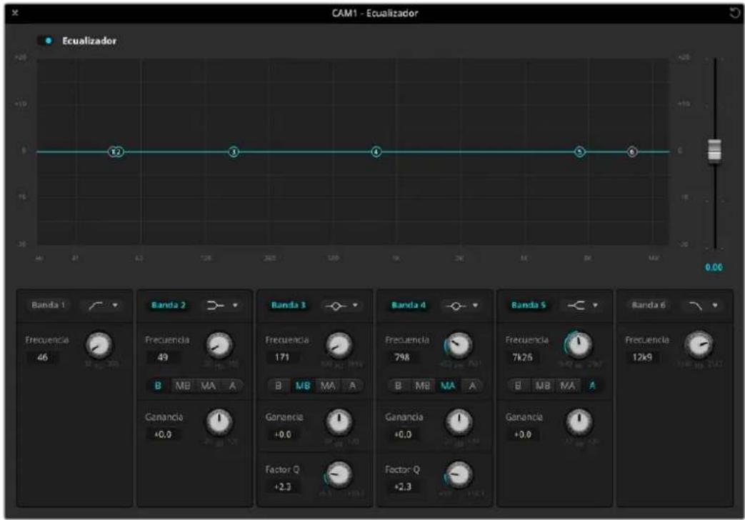 Blackmagic Design ATEM Television Studio HD8 - Ecualizador paramétrico de seis bandas - 2