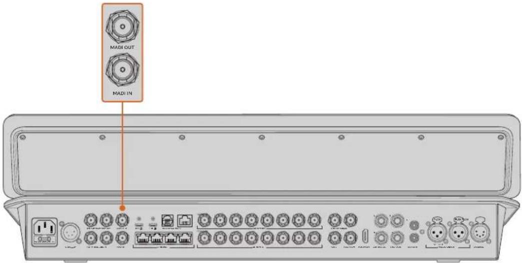 Blackmagic Design ATEM Television Studio HD8 - Verwenden der MADI-Ports - 1