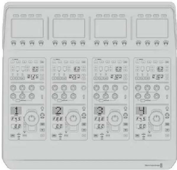 Blackmagic Design ATEM Television Studio HD8 - Agencement du panneau de contrôle pour caméra - 1