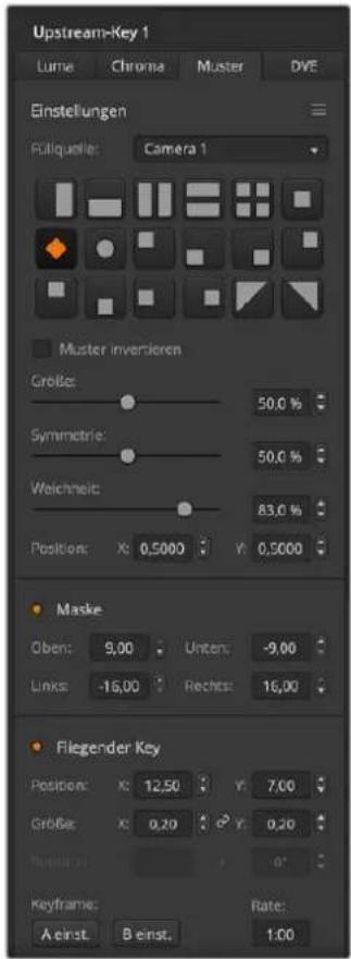 Blackmagic Design ATEM Television Studio HD8 - Ausführen eines Upstream-Muster-Keys - 1