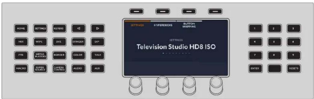 Blackmagic Design ATEM Television Studio HD8 - Navigating the LCD Menu - 1