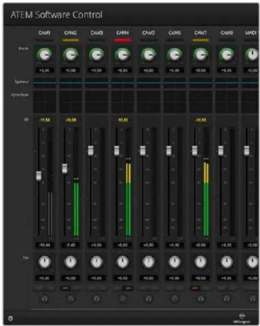 Blackmagic Design ATEM Television Studio HD8 - Balance audio - 1