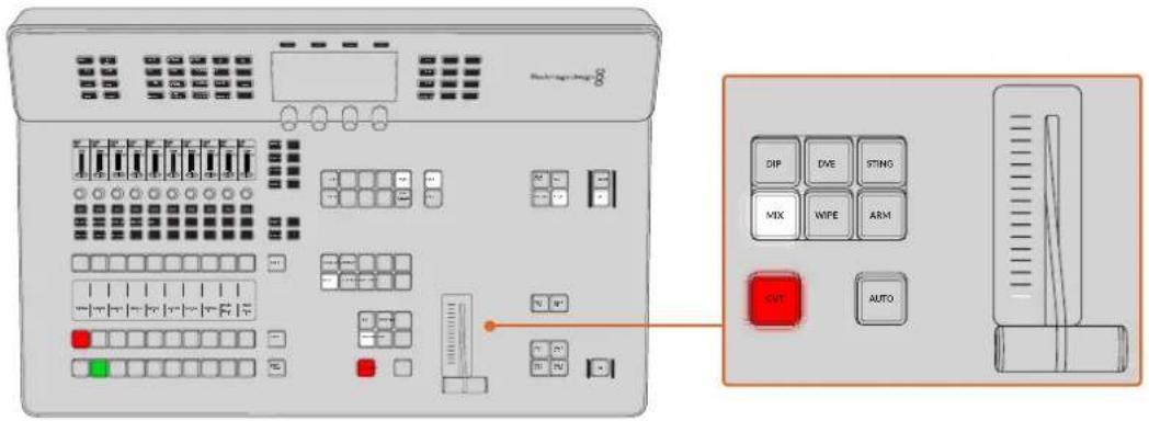 Blackmagic Design ATEM Television Studio HD8 - Botón CUT - 1