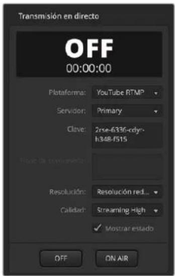 Blackmagic Design ATEM Television Studio HD8 - Configuración de ajustes para YouTube Studio - 1