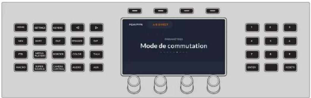 Blackmagic Design ATEM Television Studio HD8 - Naviguer dans le menu à l'écran - 3