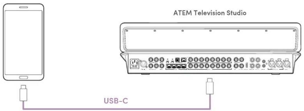 Blackmagic Design ATEM Television Studio HD8 - Smartphone-Tethering - 1
