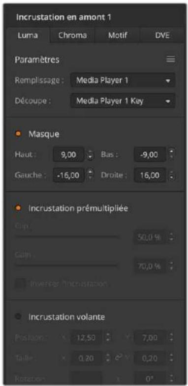 Blackmagic Design ATEM Television Studio HD8 - Effectuer une incrustation en luminance ou linéaire en amont - 1