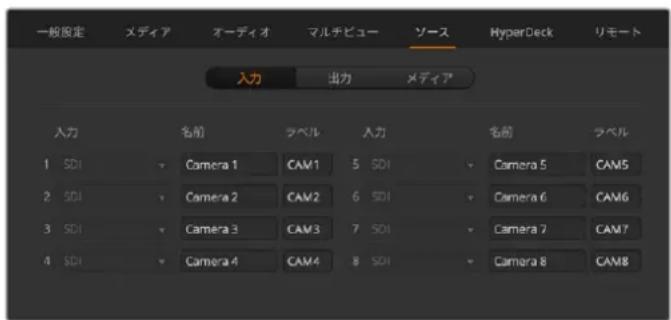 Blackmagic Design ATEM Television Studio HD8 - ソース - 1
