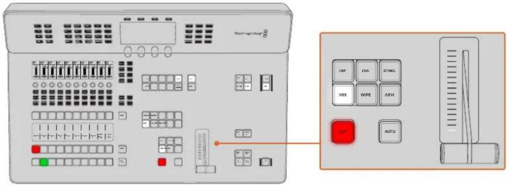 Blackmagic Design ATEM Television Studio HD8 - CUT-Schaltfläche bzw. -Taste - 1