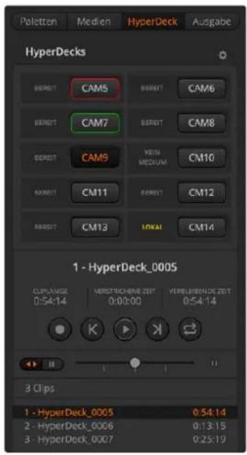 Blackmagic Design ATEM Television Studio HD8 - HyperDecks mit ATEM Software Control steuern - 1