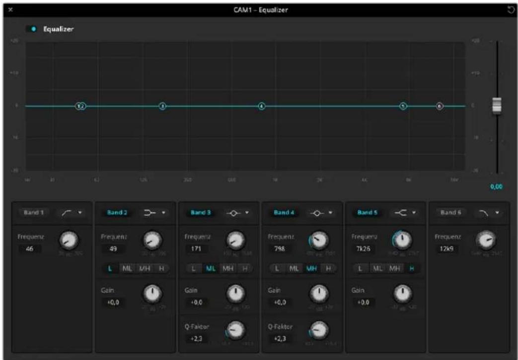 Blackmagic Design ATEM Television Studio HD8 - Parametrischer 6-Band-Equalizer - 2