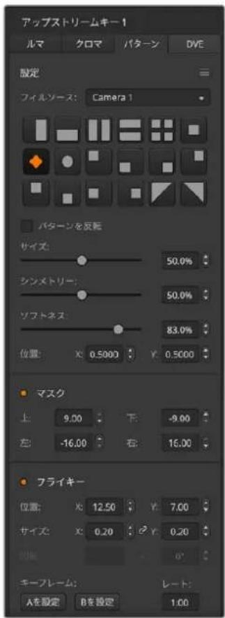 Blackmagic Design ATEM Television Studio HD8 - アップストリームパターンキーを実行する - 1