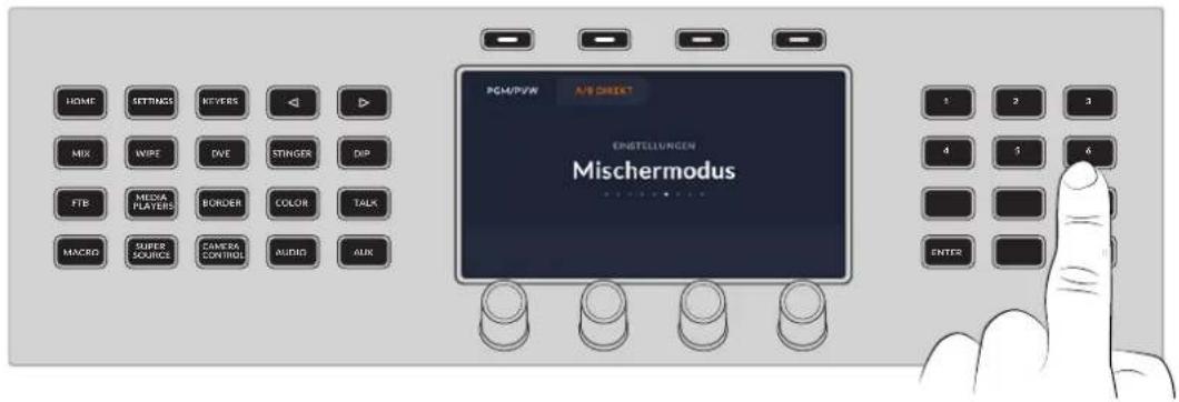 Blackmagic Design ATEM Television Studio HD8 - Navigieren im LCD-Menü - 2