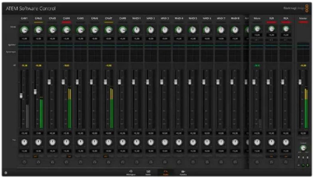 Blackmagic Design ATEM Television Studio HD8 - Commandes Fairlight avancées - 1
