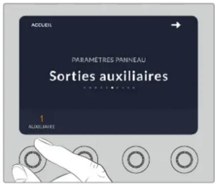 Blackmagic Design ATEM Television Studio HD8 - Sélection des sorties auxiliaires - 1