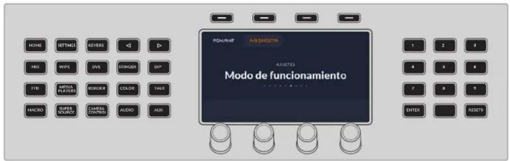 Blackmagic Design ATEM Television Studio HD8 - Acceso a las opciones del menú - 3