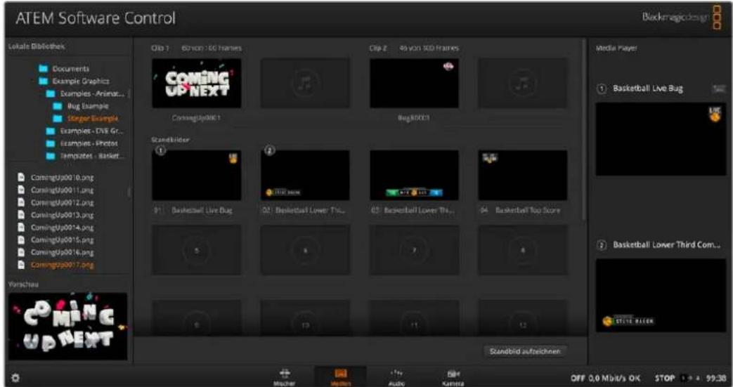Blackmagic Design ATEM Television Studio HD8 - ATEM Media Pool - 1