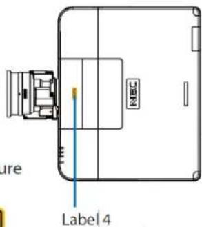 NEC PA1505UL - Regulatory Labels - 5