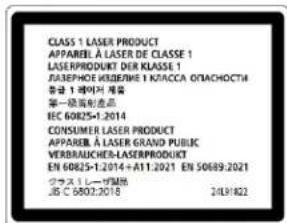 NEC PA1505UL - Regulatory Labels - 1