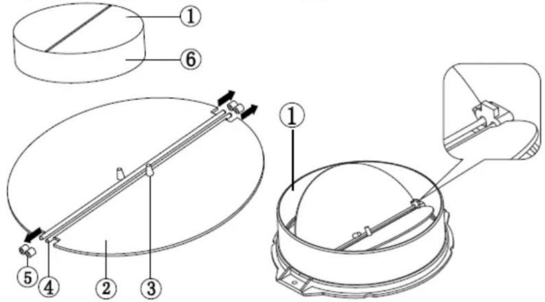 CANDY CPY5ESMGWIFILC/1 - MOUNTING OF THE V-FLAP - 1