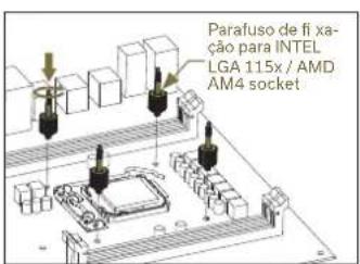 EK Water Blocks Elite Aurum 360 D-RGB - PASSO 2: PRENDER A PLACA DE APOIO À PLACA PRINCIPAL - 1