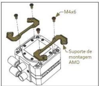 EK Water Blocks Elite Aurum 360 D-RGB - PASSO 3: INSTALAR AS VENTOINHAS NO RADIADOR (AMD) - 2