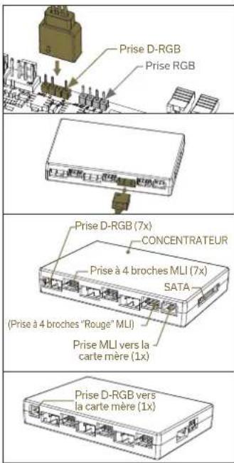 EK Water Blocks Elite Aurum 360 D-RGB - ÉTAPE 9: POMPE - BRANCHEMENT DES CÂBLES - 2