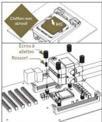 EK Water Blocks Elite Aurum 360 D-RGB - ÉTAPE 4: FIXATION DES VENTILA- TEURS SUR LE RADIATEUR - 3