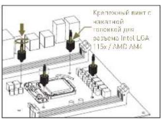 EK Water Blocks Elite Aurum 360 D-RGB - ШАГ 2: ПРИКРЕПЛЕНИЕ БЭКПЛЕЙТА К МАТЕРИНСКОЙ ПЛАТЕ - 1