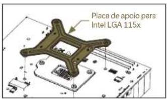 EK Water Blocks Elite Aurum 360 D-RGB - INSTALAÇÃO - INTEL LGA-115X/1200 SOCKET - 1