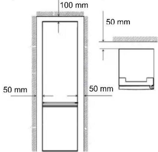 HOOVER HONCQ4T620EWXK - Secțiune transversală ventilare - 1
