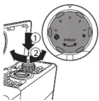 SAECO Incanto HD8922 - Regolazione delle impostazioni di macinatura - 1
