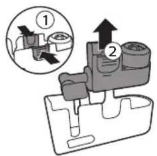 SAECO Incanto HD8922 - Disassembling the milk dispensing spout - 2