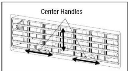 Perfect Aire 4PATW14002 - ▶ AIR DIRECTIONAL LOUVERS: - 1