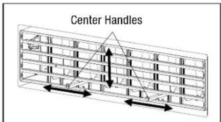 Perfect Aire 6PATW8000 - ▶ AIR DIRECTIONAL LOUVERS: - 1