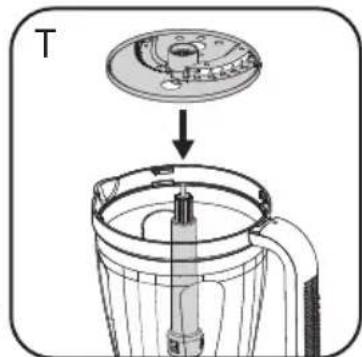 PowerXL BL7019 - Julienne disc assembly - 3