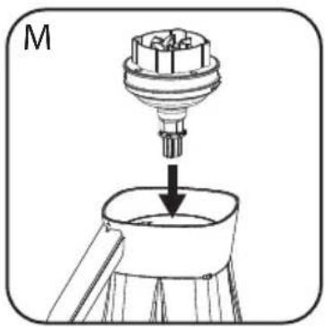 PowerXL BL7019 - Shredding/slicing disc assembly - 1